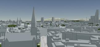 PlexMap Konturen 3D-Stadtmodell
